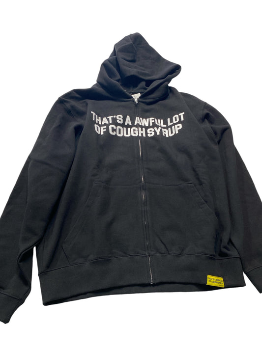 Thats A Awful Lot Of Cough Syrup - Black Hoodie zip up