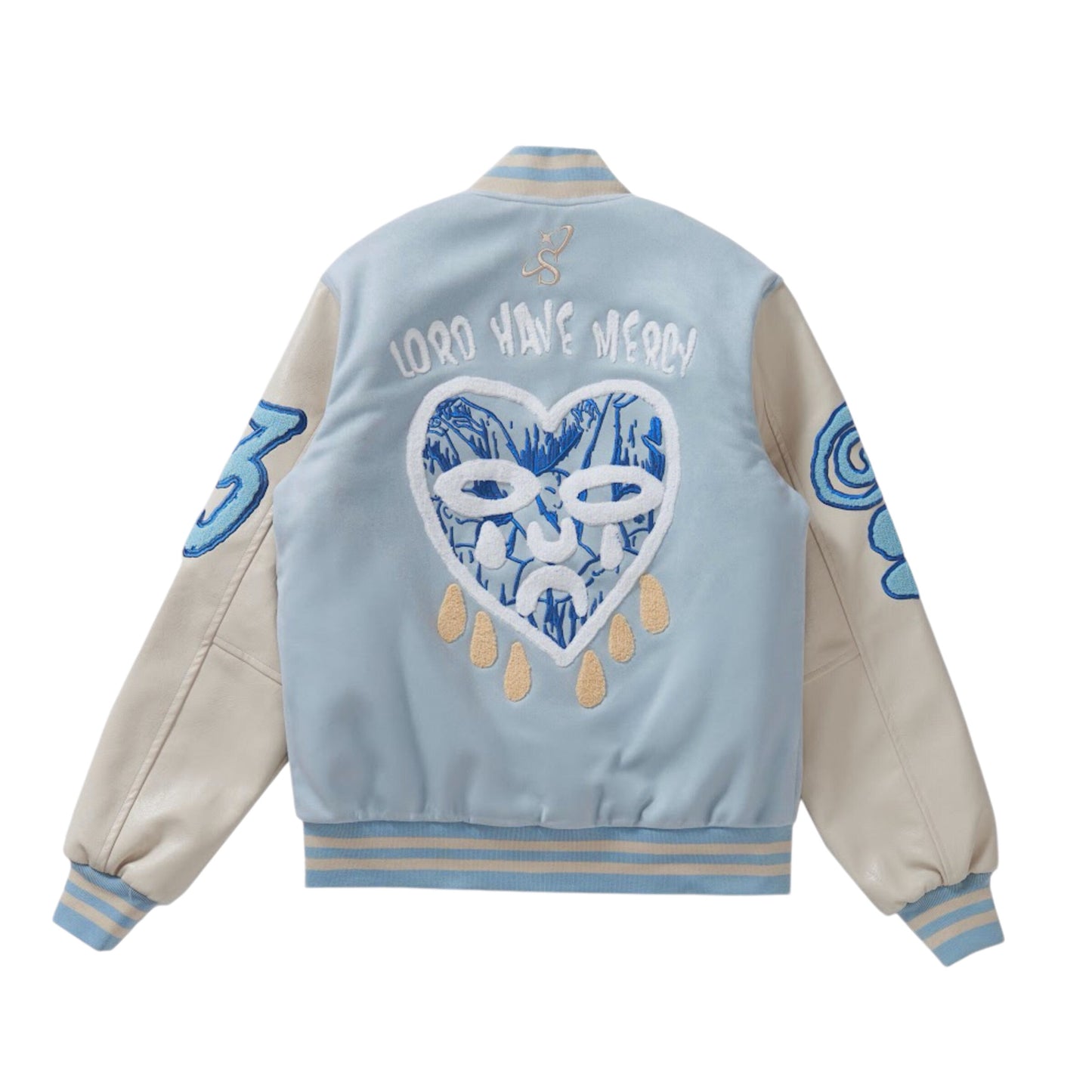 Sugar Hill - "Mercy" Suede Letterman Jacket