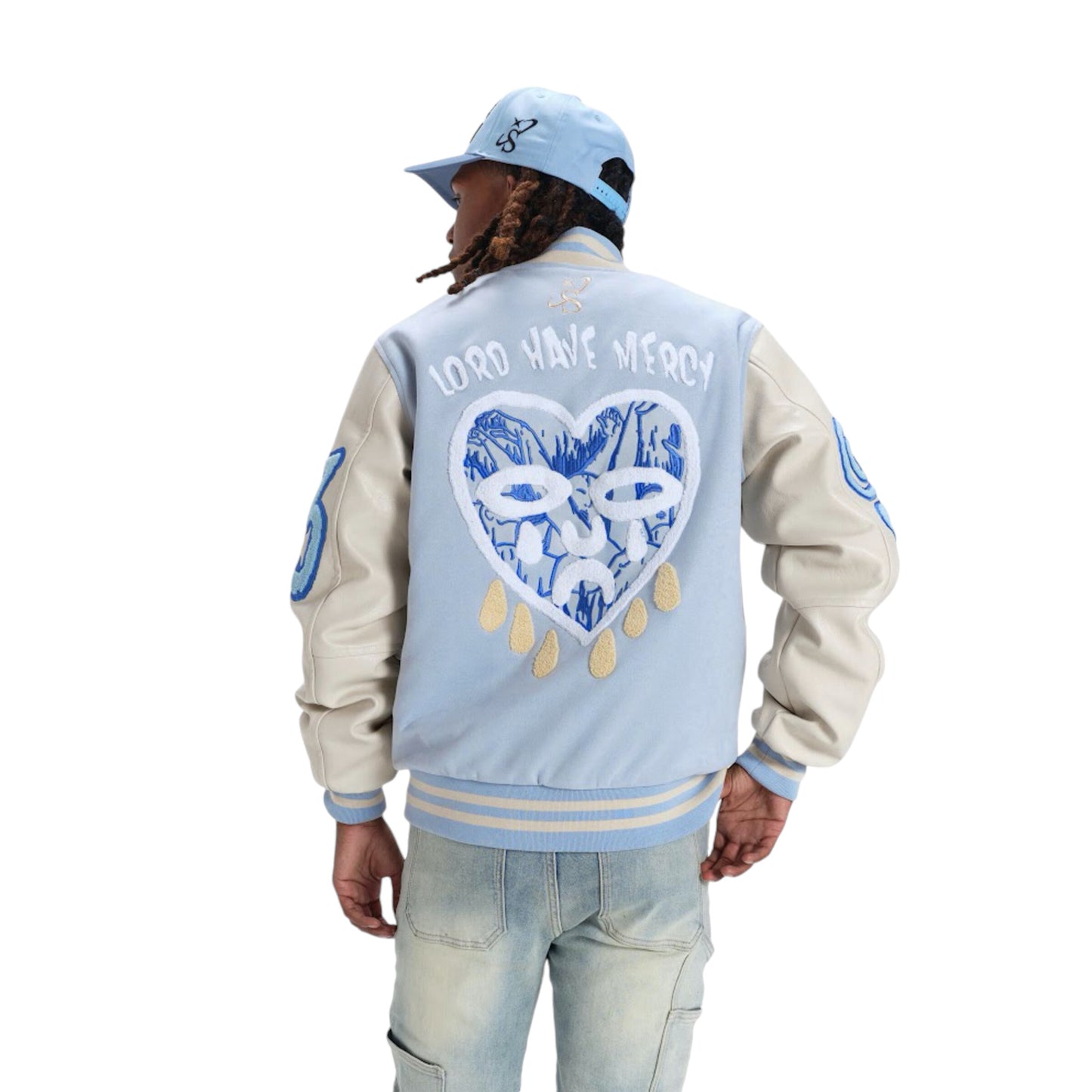 Sugar Hill - "Mercy" Suede Letterman Jacket