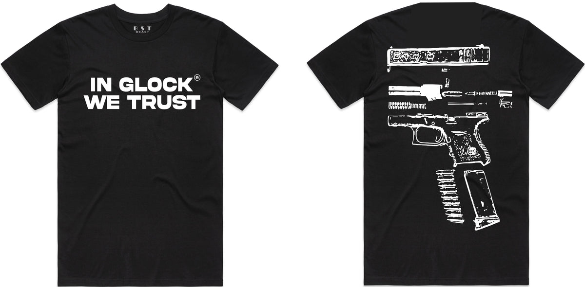 In Glock We Trust Graphic Tee