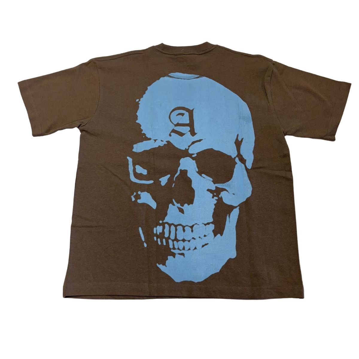 ALCMY BLUE FLAME SKULLS TEE