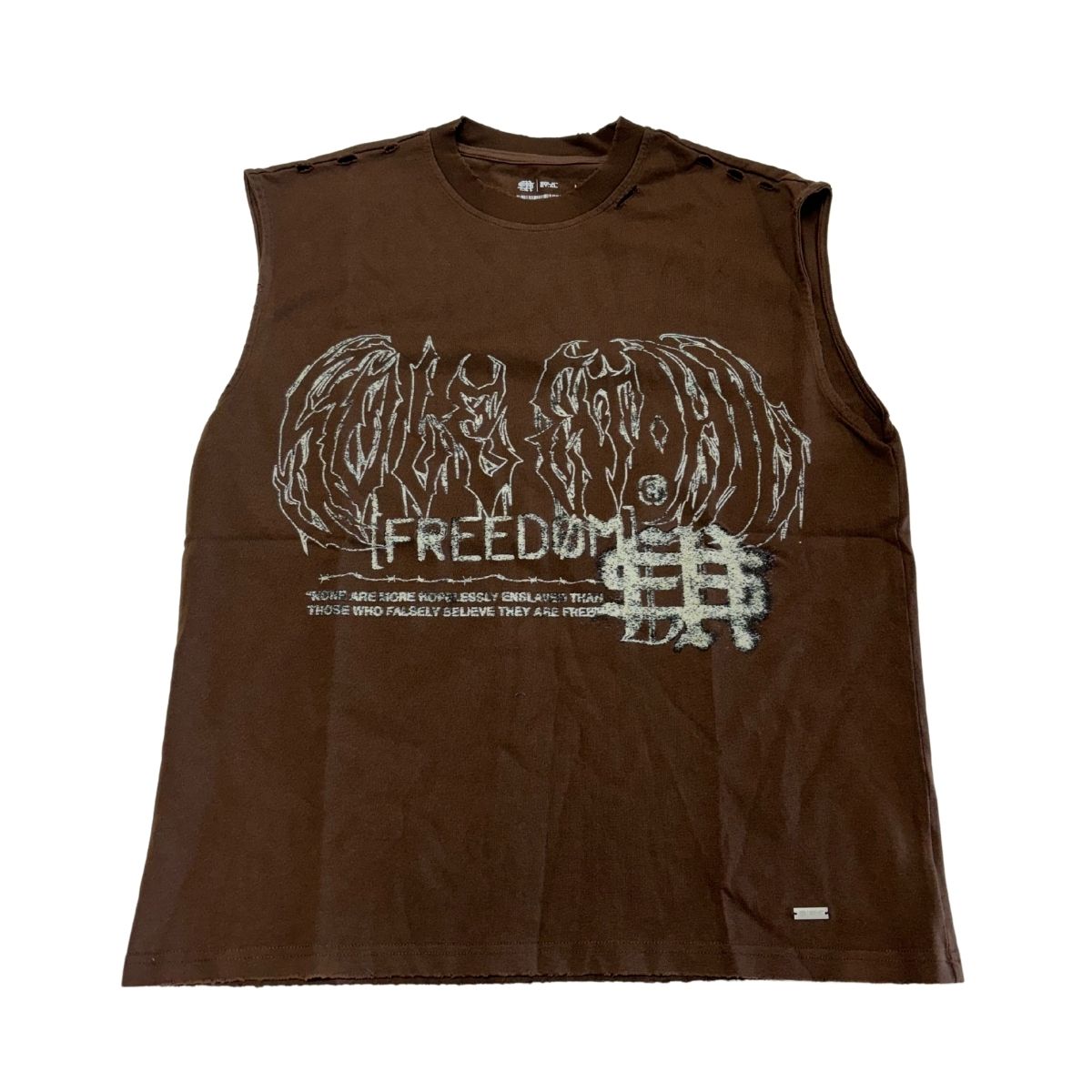 Sole Et Al - Sleeveless Brown tee