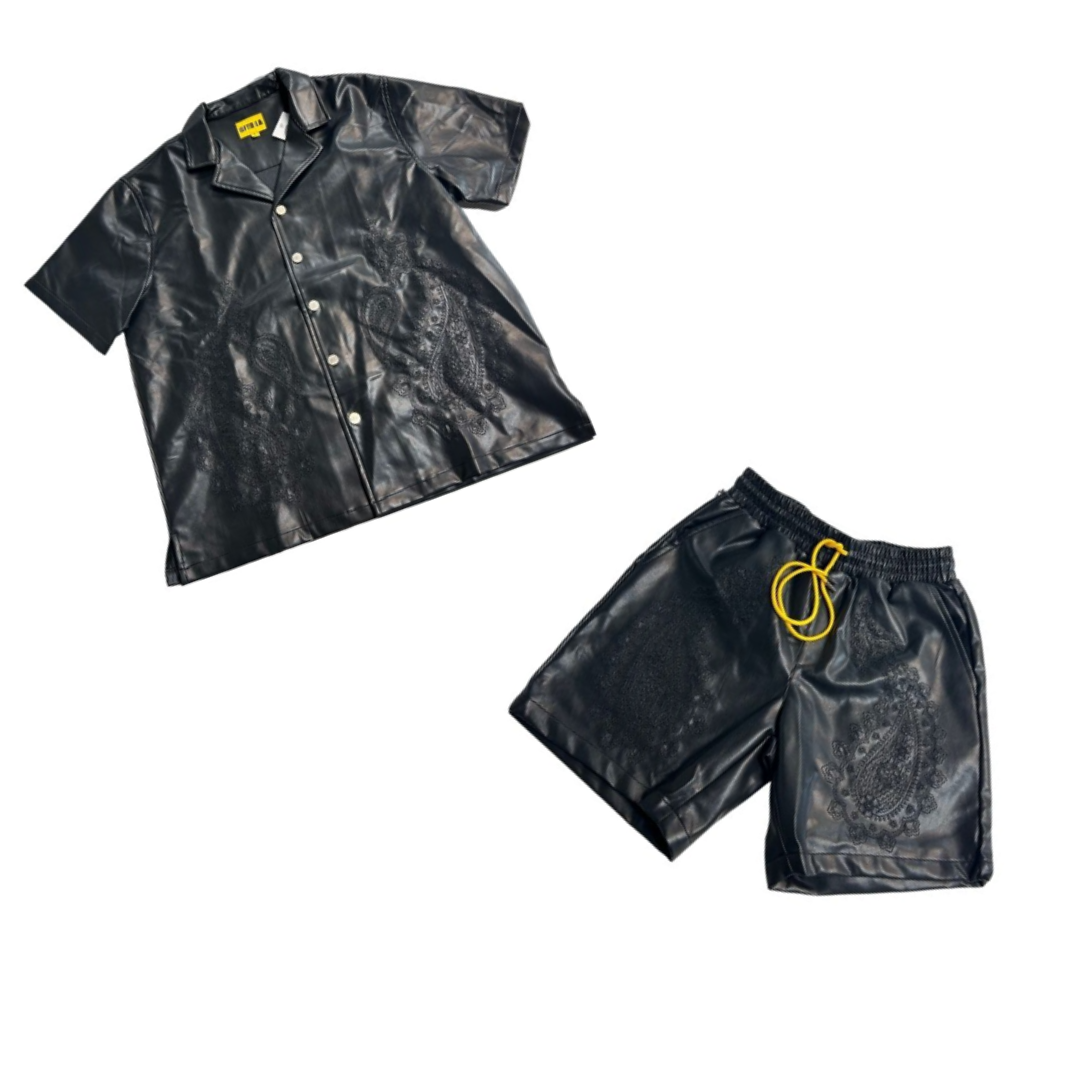 GFTD LA Leather Button Up (top only)