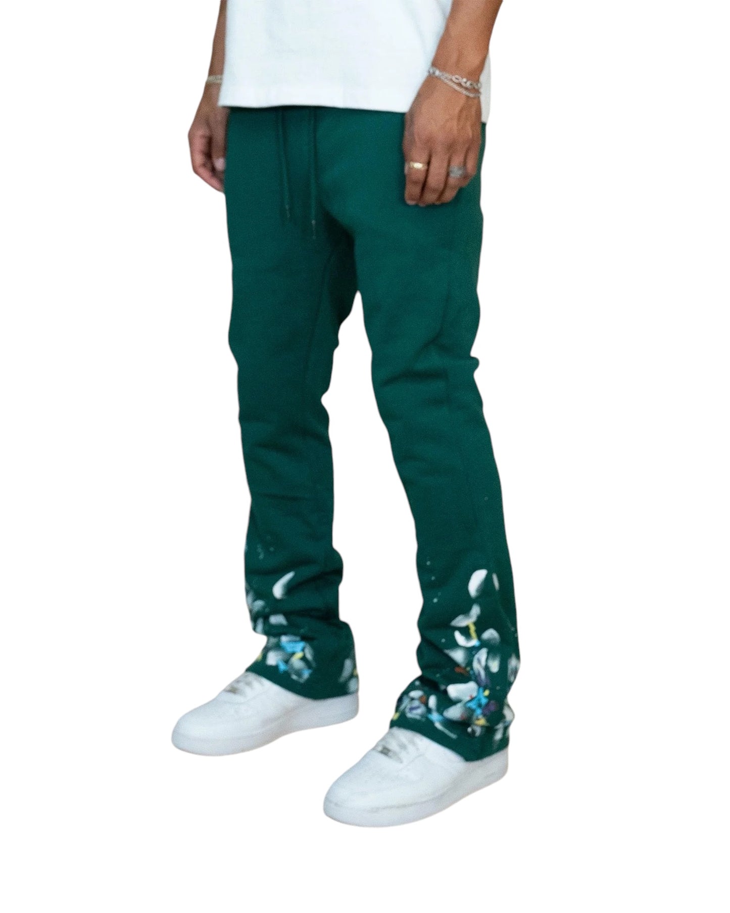 EPTM-Paint Snap Flared Pants