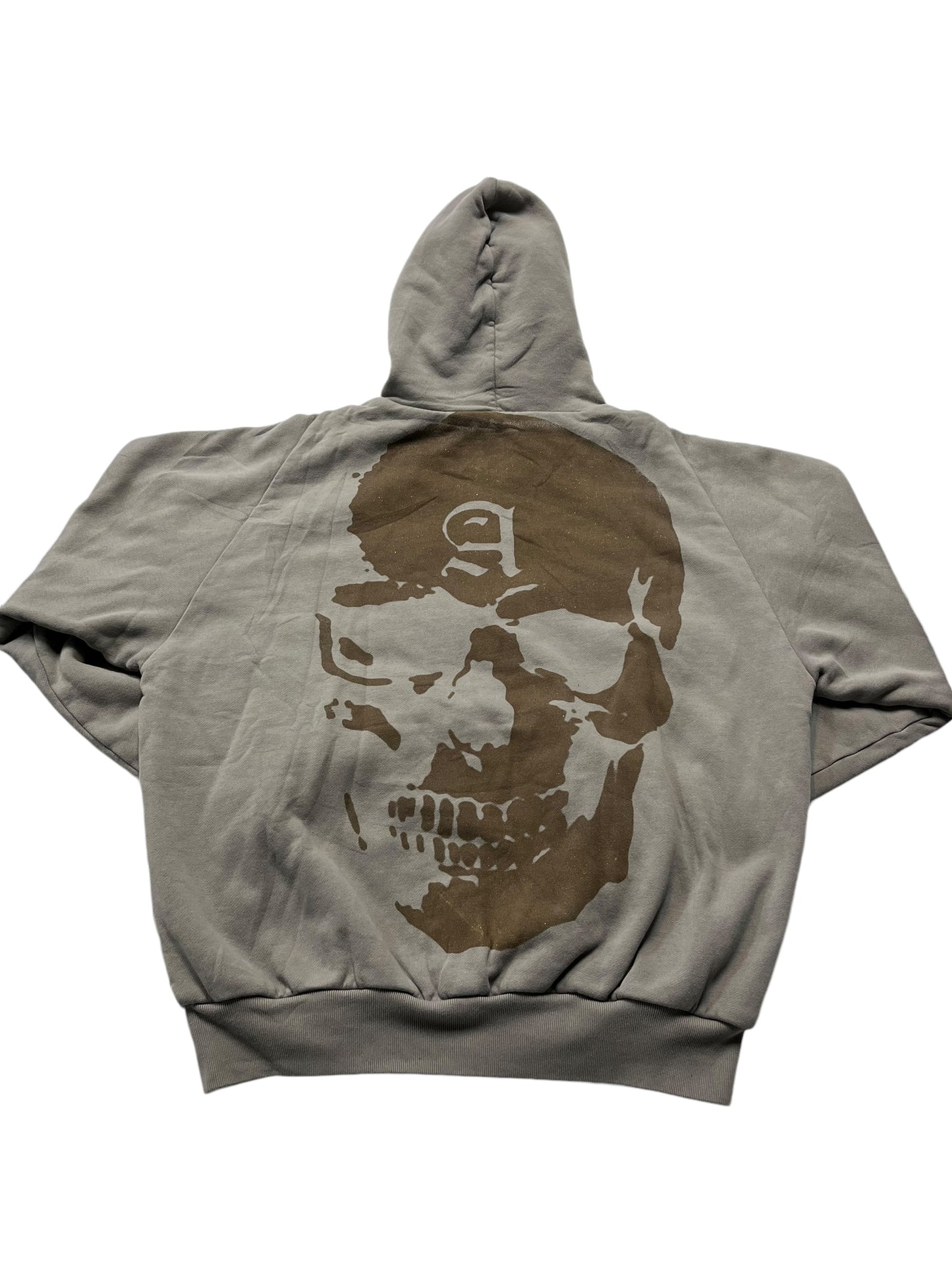 ALCMY "Super Skull" Yeezy Gap Zip Hoodie